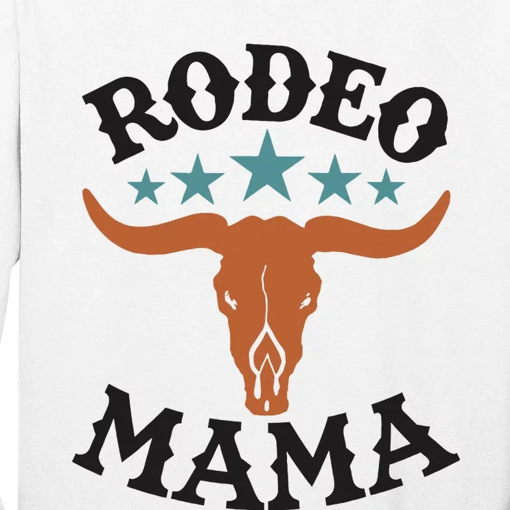 Mama 1st First Birthday Cowboy Western Rodeo Party Matching Tall Long Sleeve T-Shirt