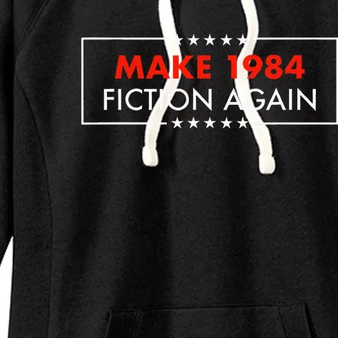 Make 1984 Fiction Again Gift Able Women's Fleece Hoodie