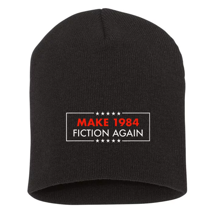 Make 1984 Fiction Again Gift Able Short Acrylic Beanie