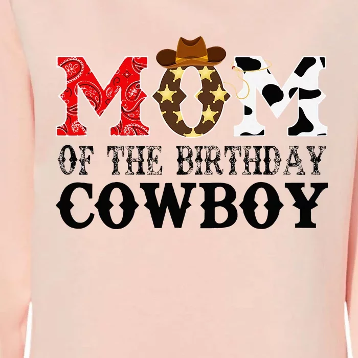 Mom 1st First Birthday Cowboy Western Rodeo Party Matching Womens California Wash Sweatshirt