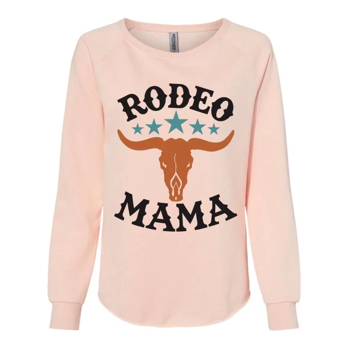 Mama 1st First Birthday Cowboy Western Rodeo Womens California Wash Sweatshirt