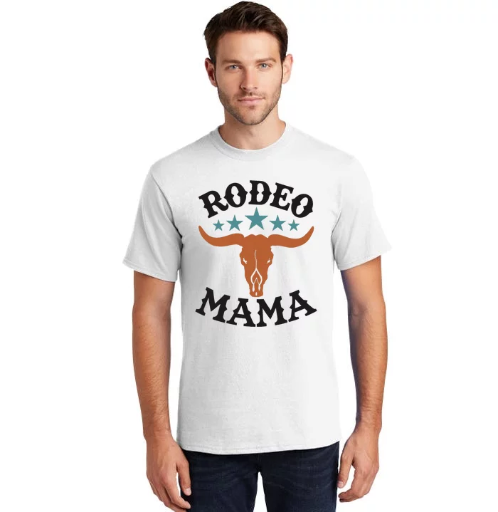 Mama 1st First Birthday Cowboy Western Rodeo Tall T-Shirt