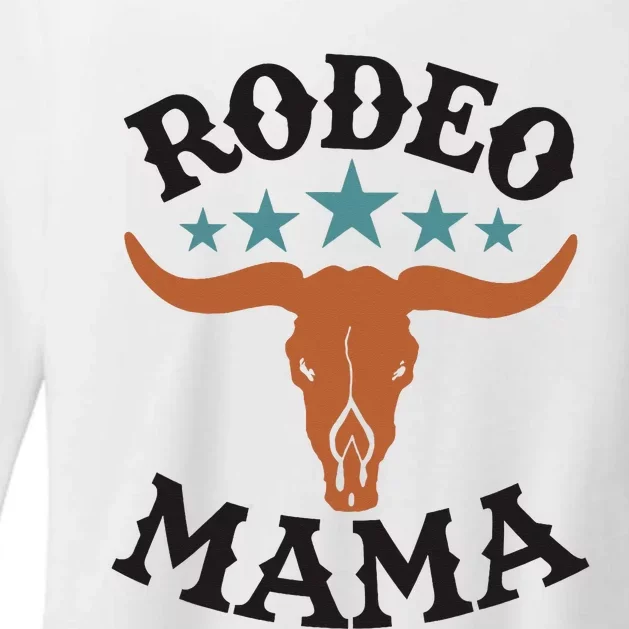 Mama 1st First Birthday Cowboy Western Rodeo Womens CVC Long Sleeve Shirt