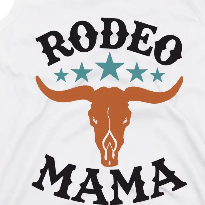 Mama 1st First Birthday Cowboy Western Rodeo Tank Top