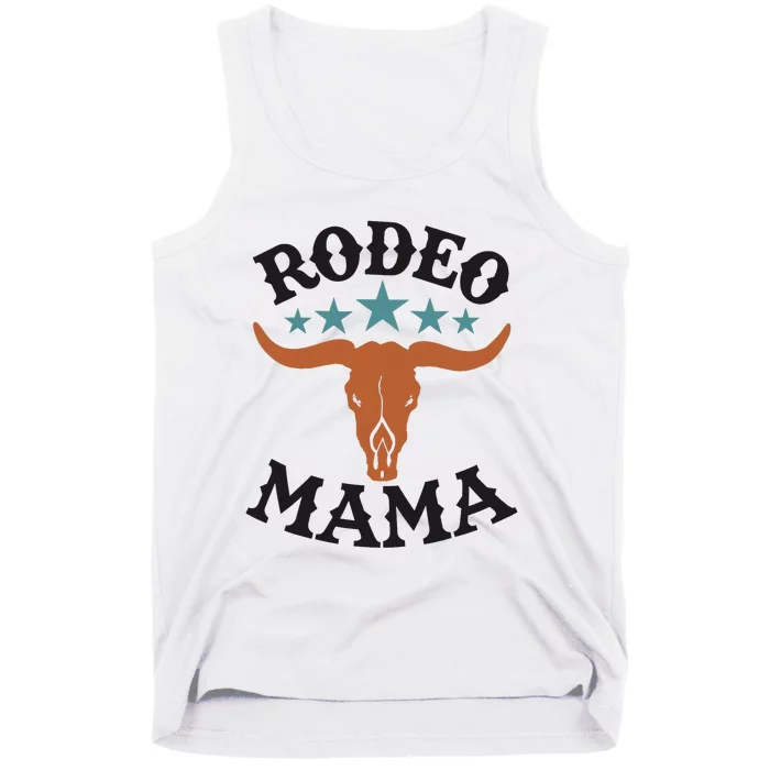 Mama 1st First Birthday Cowboy Western Rodeo Tank Top