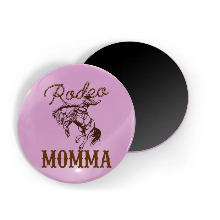 Momma 1st First Birthday Cowboy Mom Western Rodeo Party Magnet