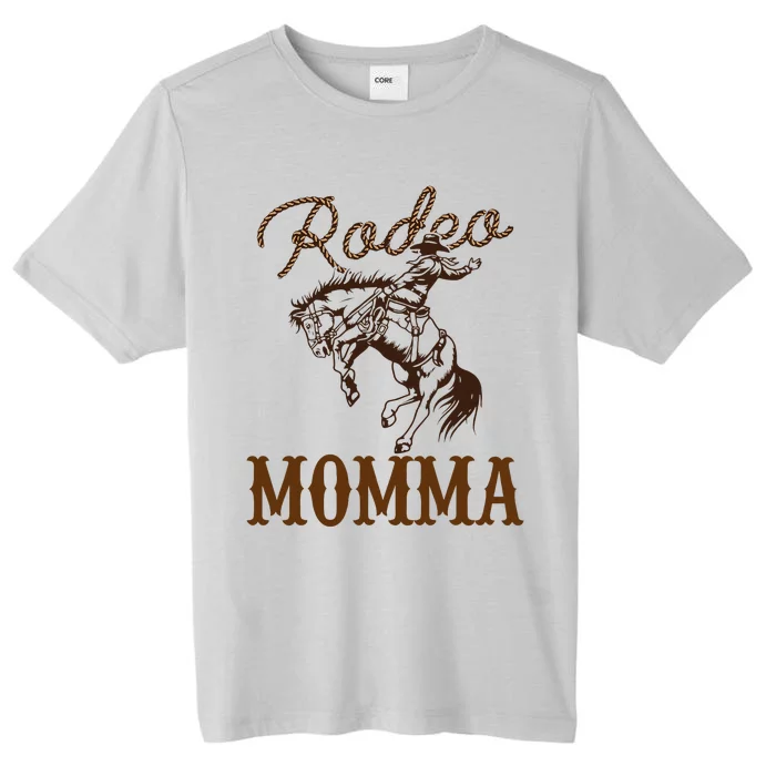 Momma 1st First Birthday Cowboy Mom Western Rodeo Party ChromaSoft Performance T-Shirt