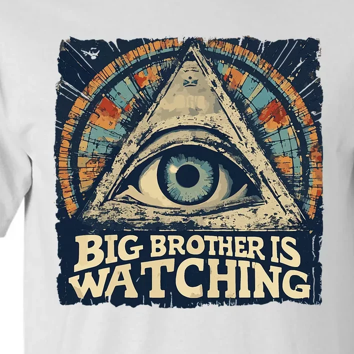 Make 1984 Fiction Again Big Brother Is Watching You Tall T-Shirt