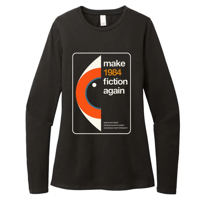 Make 1984 Fiction Again Freedom Womens CVC Long Sleeve Shirt