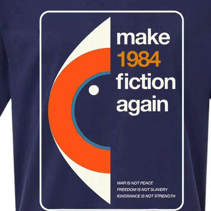 Make 1984 Fiction Again Freedom Sueded Cloud Jersey T-Shirt