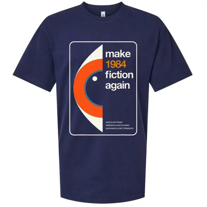 Make 1984 Fiction Again Freedom Sueded Cloud Jersey T-Shirt