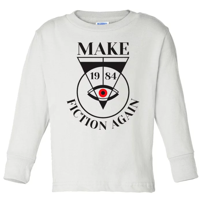 Make 1984 Fiction Again Anti Communism Freedom Toddler Long Sleeve Shirt