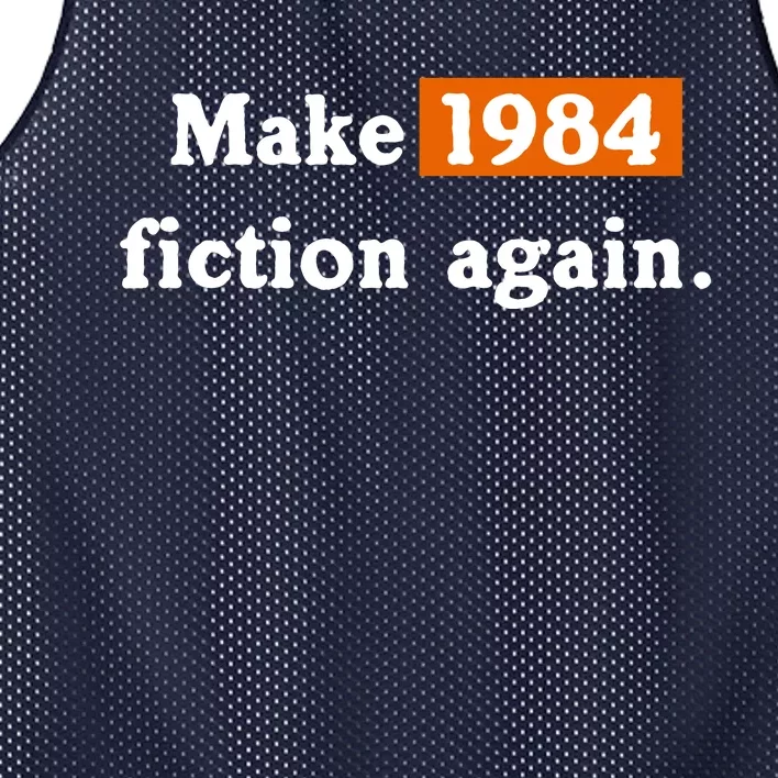 Make 1984 Fiction Again Mesh Reversible Basketball Jersey Tank