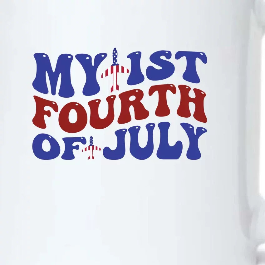 My 1st Fourth Of July Memorial Day Gift Black Color Changing Mug