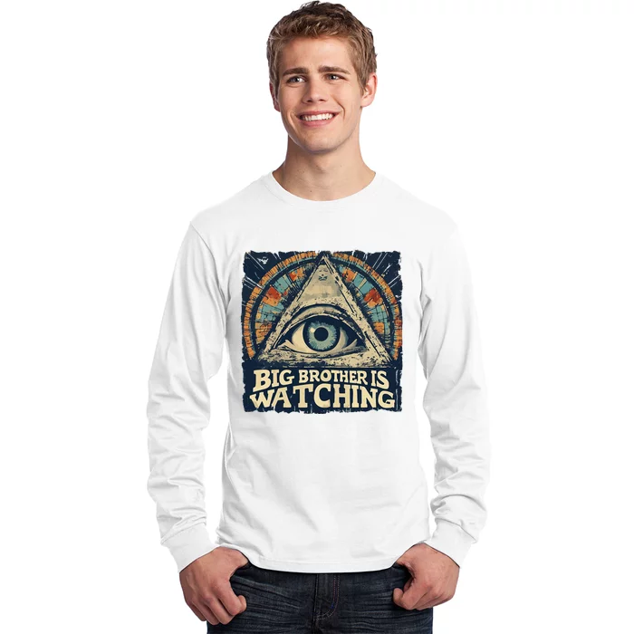 Make 1984 Fiction Again Big Brother Is Watching You Long Sleeve Shirt