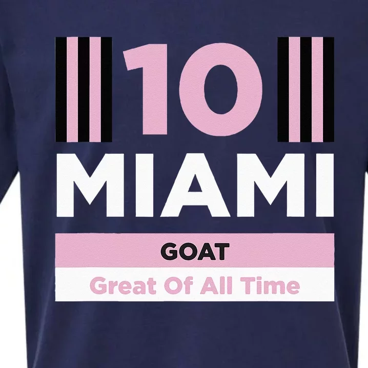 Miami 10 GOAT Sueded Cloud Jersey T-Shirt