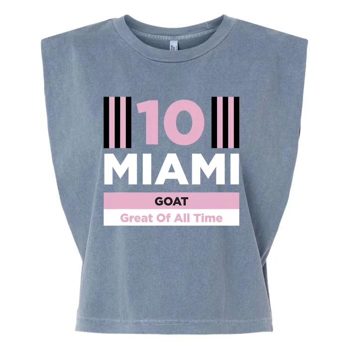 Miami 10 GOAT Garment-Dyed Women's Muscle Tee