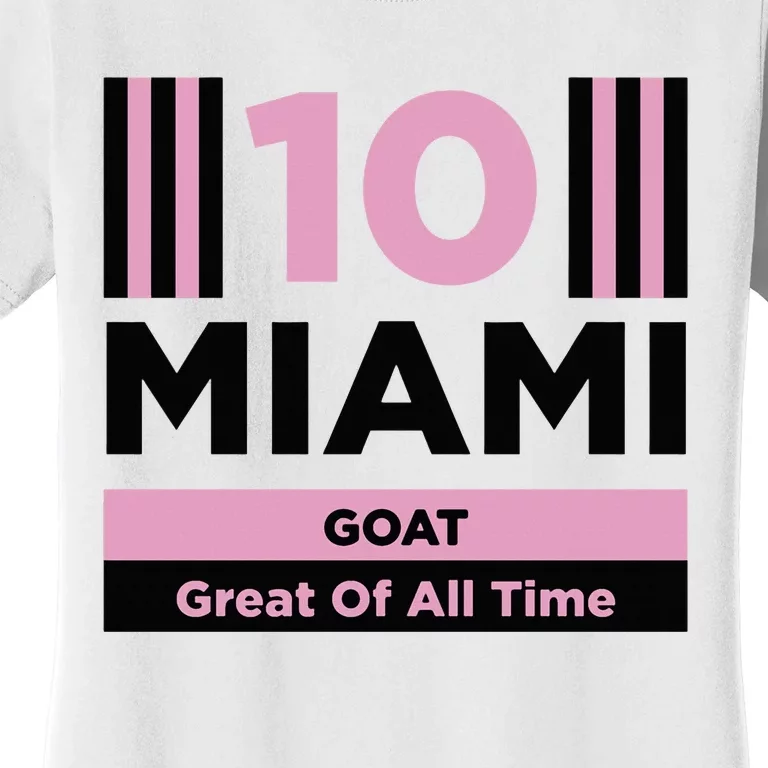 Miami 10 Goat Women's T-Shirt