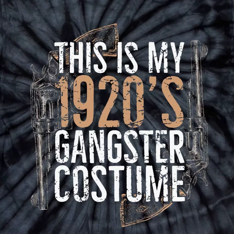 My 1920s Gangster Costume Party Gang Mobsters Strong Thug Tie-Dye T-Shirt