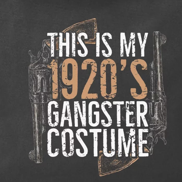 My 1920s Gangster Costume Party Gang Mobsters Strong Thug Zip Tote Bag