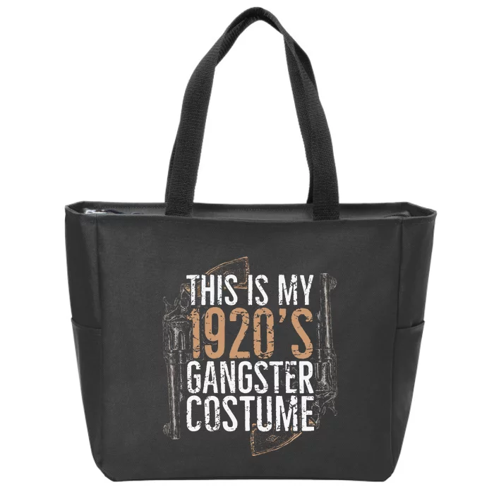 My 1920s Gangster Costume Party Gang Mobsters Strong Thug Zip Tote Bag