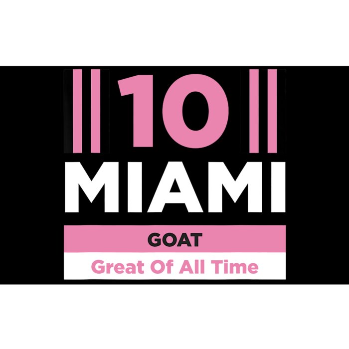 Miami 10 GOAT Bumper Sticker