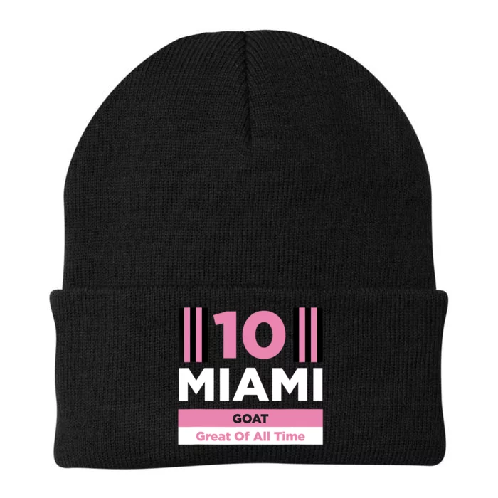 Miami 10 GOAT Knit Cap Winter Beanie