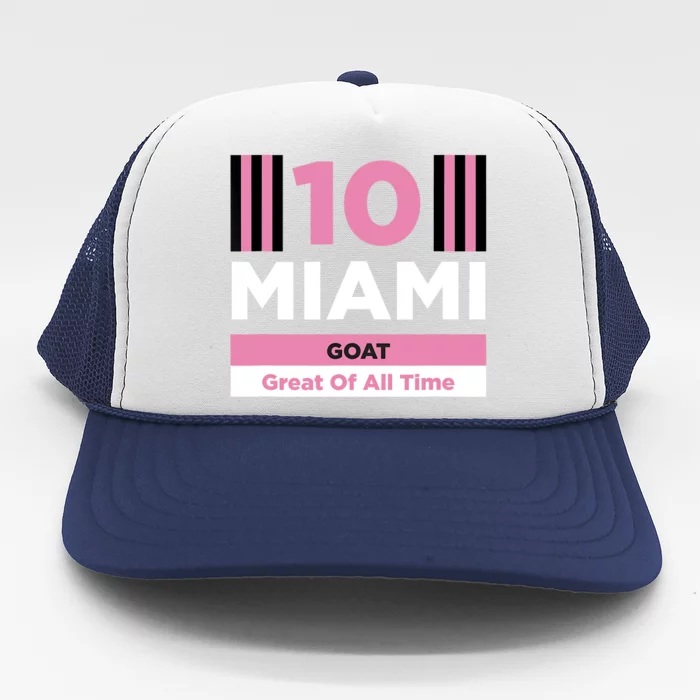 Miami 10 GOAT Trucker Hat