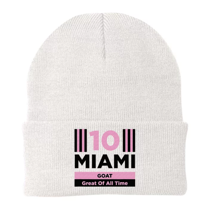 Miami 10 GOAT Knit Cap Winter Beanie