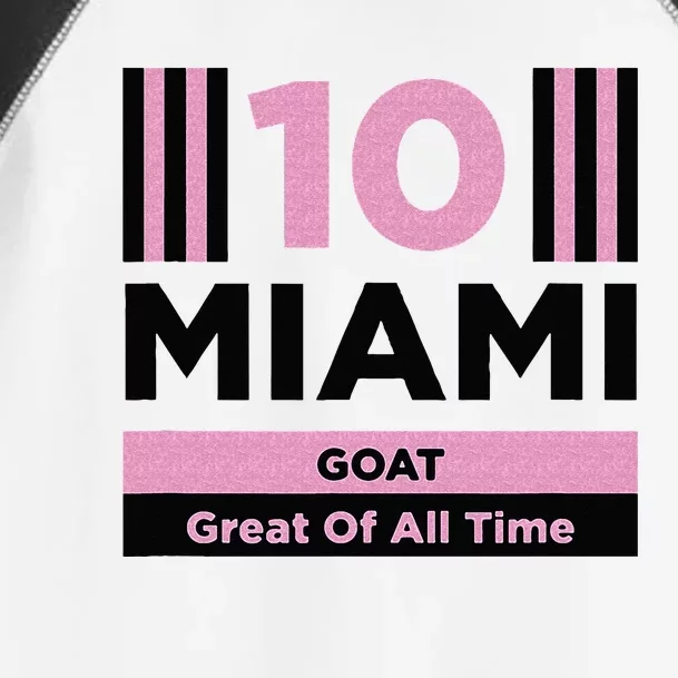 Miami 10 GOAT Toddler Fine Jersey T-Shirt