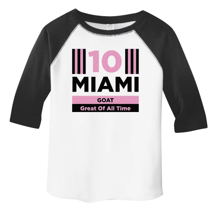 Miami 10 GOAT Toddler Fine Jersey T-Shirt