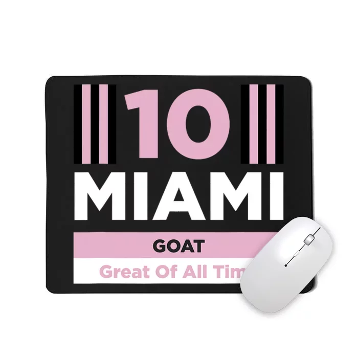 Miami 10 GOAT M10 Fan Soccer Fan Mousepad