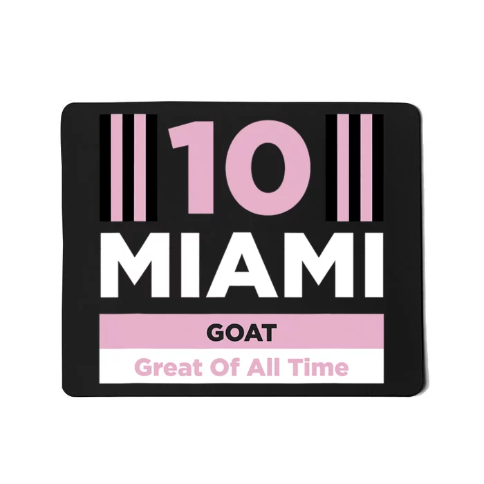 Miami 10 GOAT M10 Fan Soccer Fan Mousepad