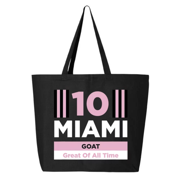 Miami 10 GOAT M10 Fan Soccer Fan 25L Jumbo Tote