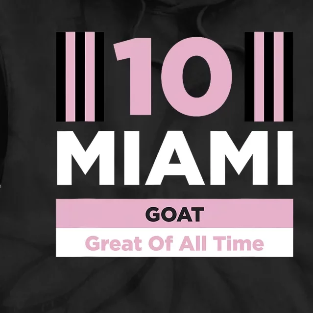 Miami 10 GOAT Tie Dye Hoodie