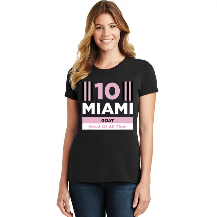 Miami 10 GOAT Women's T-Shirt