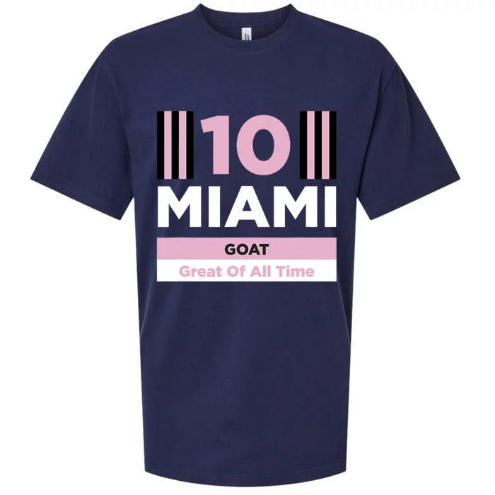 Miami 10 GOAT Sueded Cloud Jersey T-Shirt