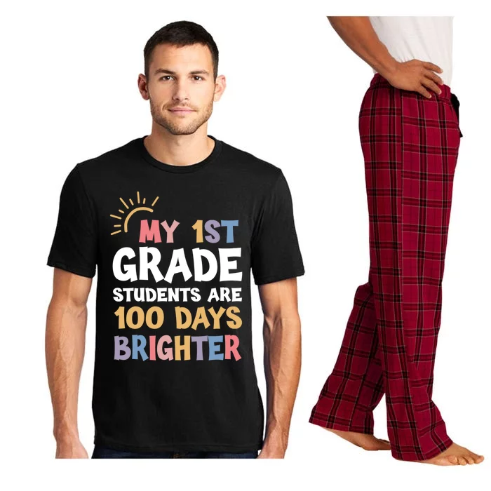 My 1st Grade Students Are 100 Days Brighter Gift Pajama Set