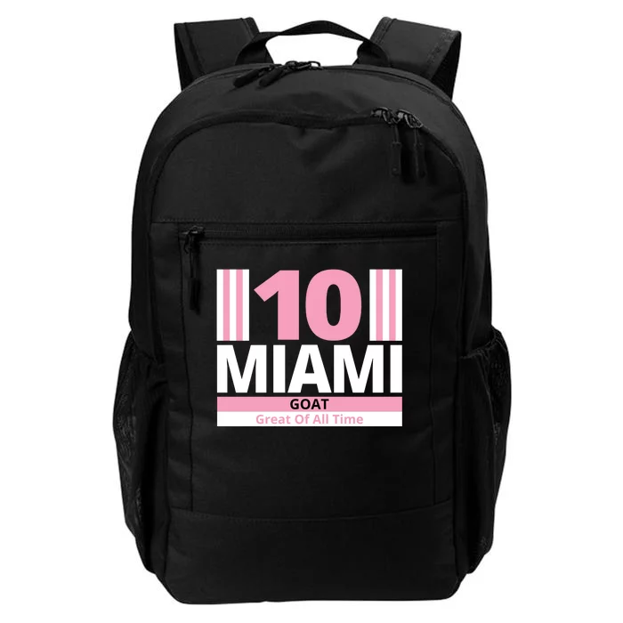 Miami 10 Goat Great Of All Time Daily Commute Backpack