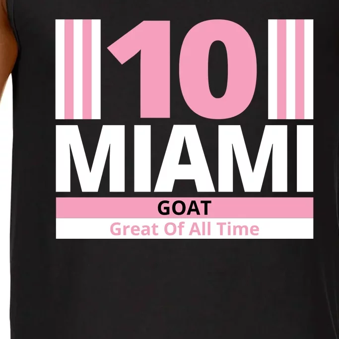 Miami 10 Goat Great Of All Time Comfort Colors® Tank Top