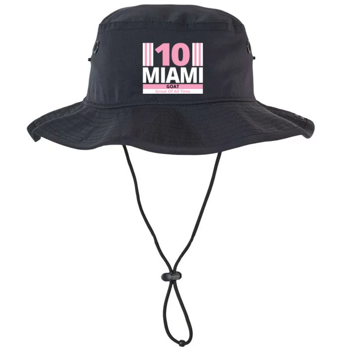 Miami 10 Goat Great Of All Time Legacy Cool Fit Booney Bucket Hat