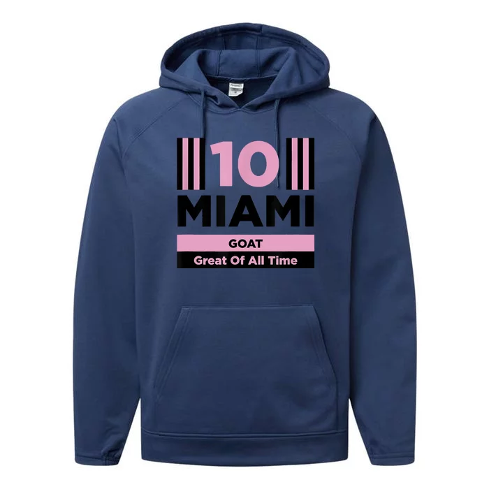 Miami 10 GOAT Performance Fleece Hoodie