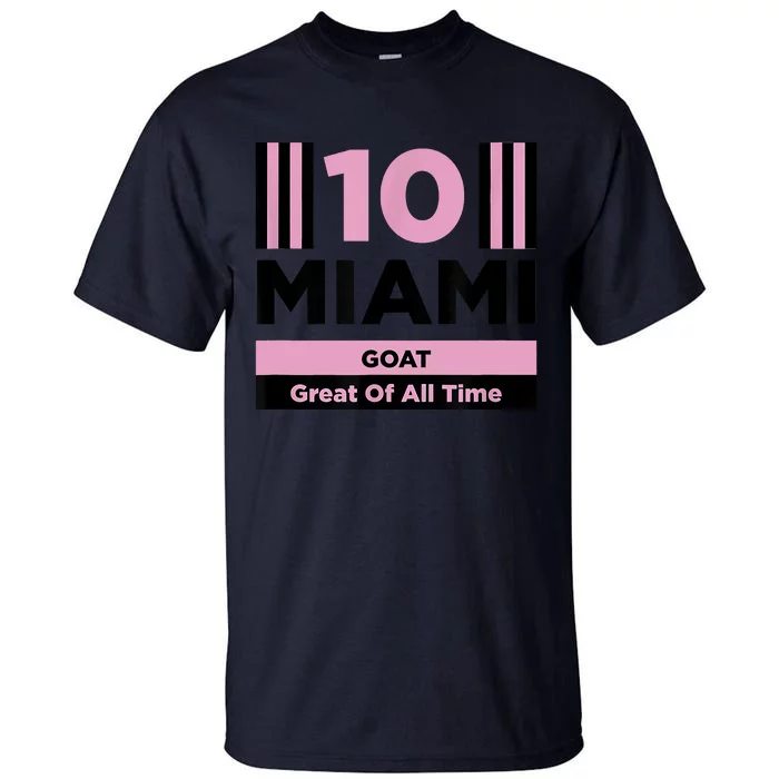 Miami 10 GOAT Tall T-Shirt