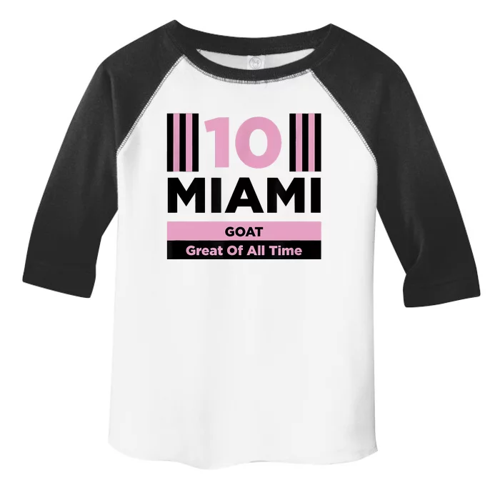 Miami 10 GOAT Toddler Fine Jersey T-Shirt