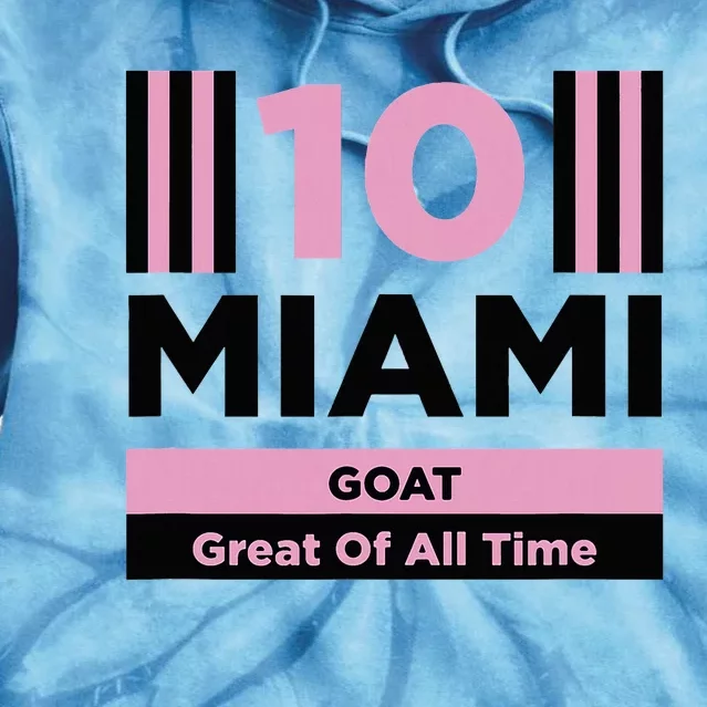 Miami 10 Goat Tie Dye Hoodie