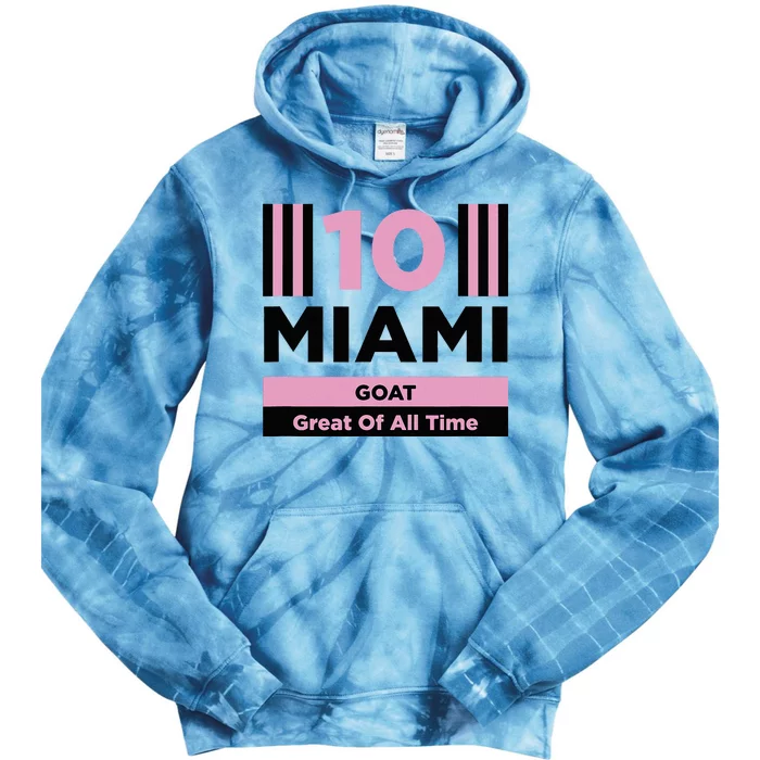 Miami 10 Goat Tie Dye Hoodie