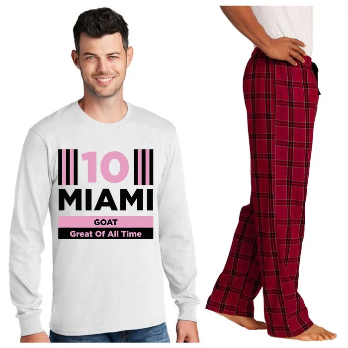 Miami 10 Goat Long Sleeve Pajama Set