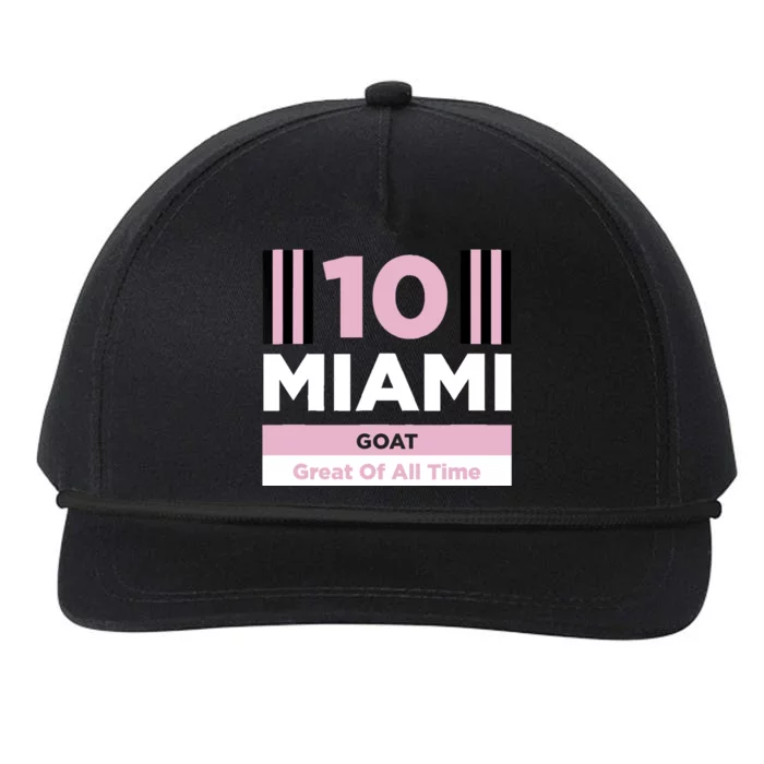 Miami 10 GOAT Snapback Five-Panel Rope Hat