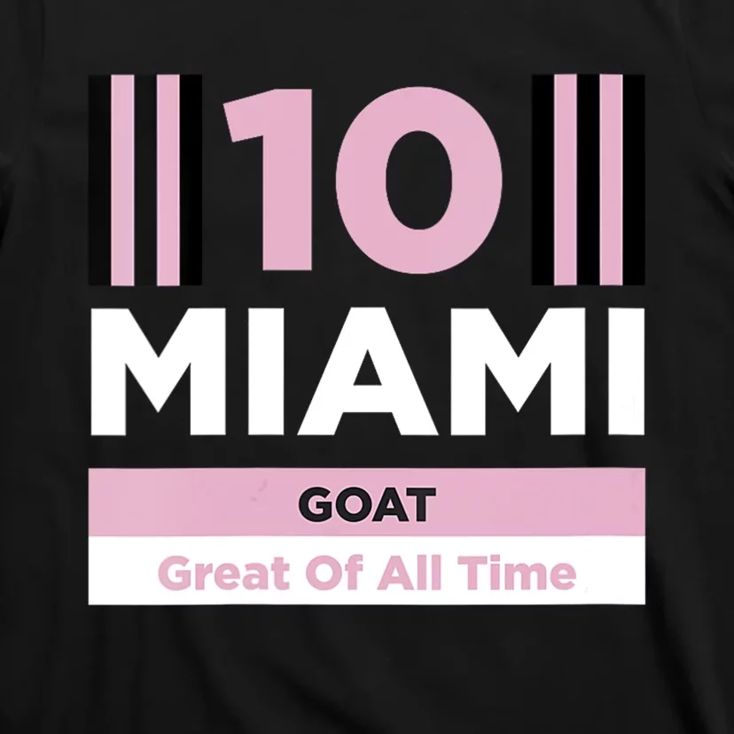 Miami 10 GOAT T-Shirt