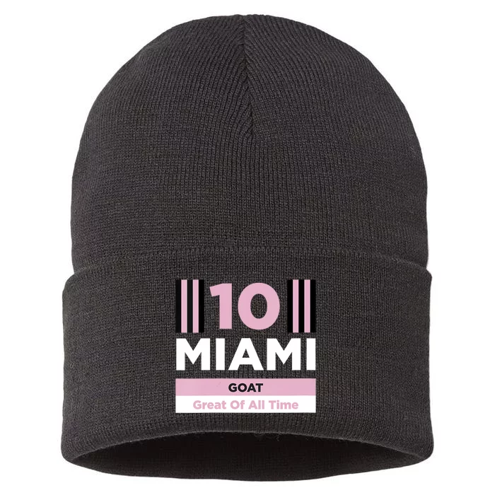 Miami 10 GOAT Sustainable Knit Beanie